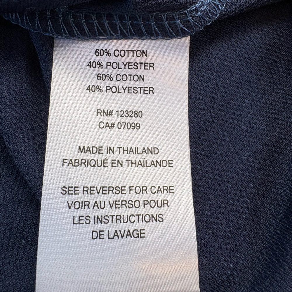 TravisMathew Blue Performance Polo NWT Size Medium Golf Shirt - Picture 6 of 6